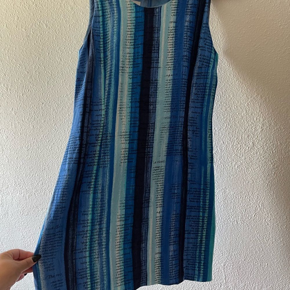 Vintage MOSCHINO text print dress size 6 - Picture 13 of 16